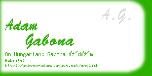 adam gabona business card